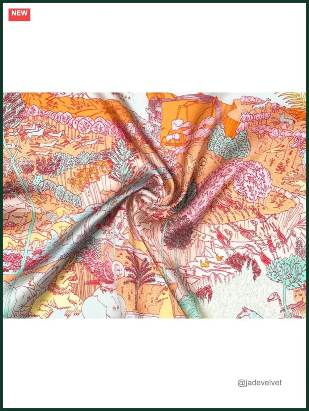 100% Mulberry Silk Scarf 21